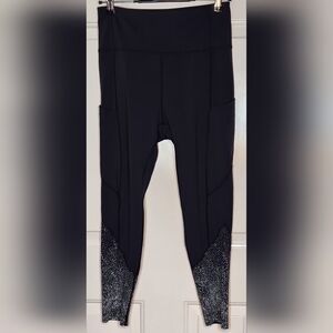 ZYIA Black Nightout High Rise Activewear Leggings Size 12 (inseam 27")